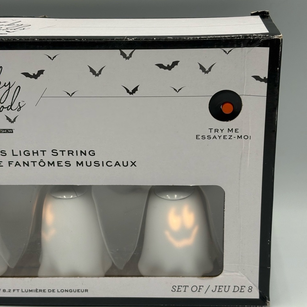 Gemmy Spooky Moods Musical Ghosts Light String Sings Ghostbusters NIB - Picture 4 of 6